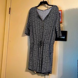 Lascana Zip Detail Dress. Black and white. Wear any season. Great with booties!